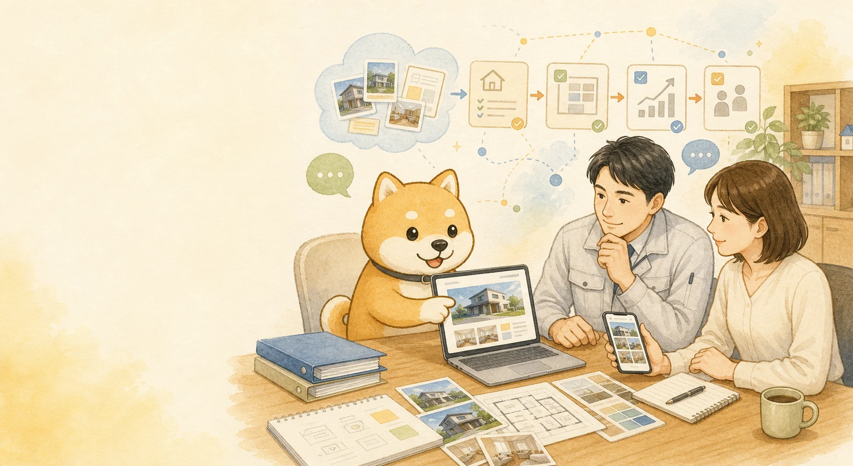 ITとAI活用支援のイメージ